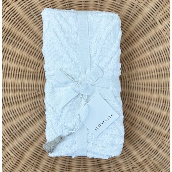 NEW Serena & Lily Marion Euro Pillow Sham-White - Picture 1 of 3